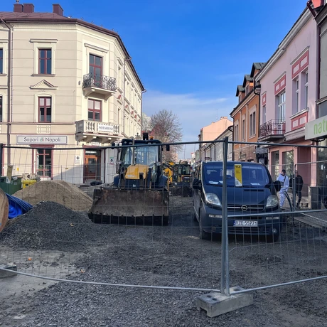 Przebudowa ul. Grunwaldzkiej w Rzeszowie [luty 2024] - fot 23